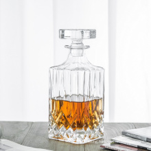 700ml Classic Engraved Whiskey Decanter by Lead Free Cyrstal Glass Bottle